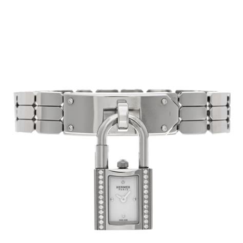 hermes kelly stainless steel watch measurements|HERMES Stainless Steel 16mm Kelly Quartz Watch.